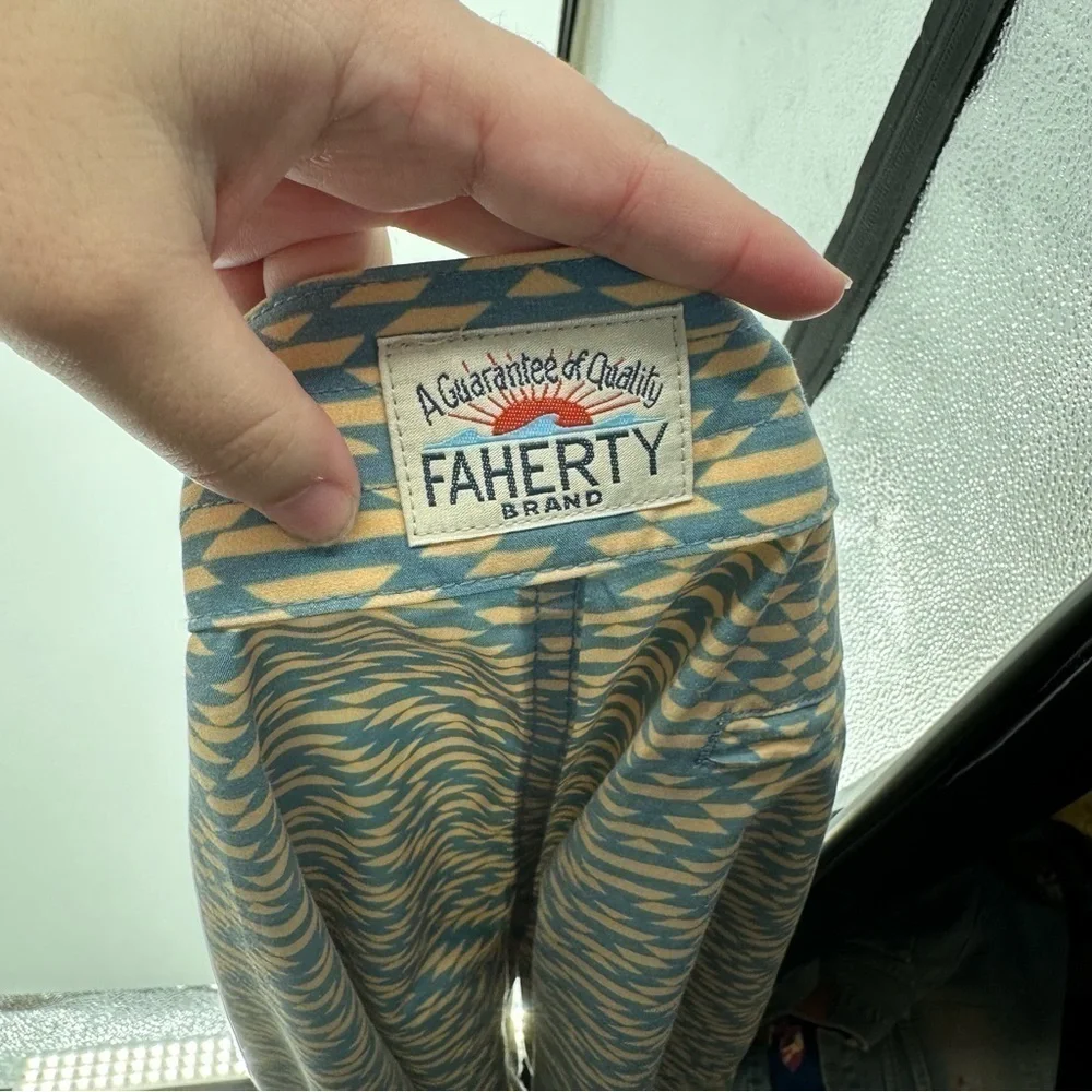 Faherty Classic Board Short‎ 7 inch Printed Axtec Mens Size 35